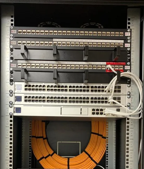 EKOM-installasjon, Cat6 for næringsbygg og switcher