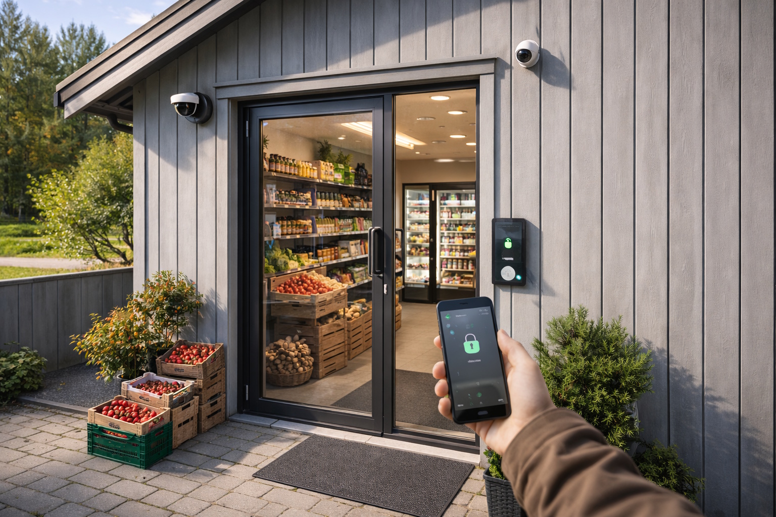 Selvbetjent butikk – Solid Sikring